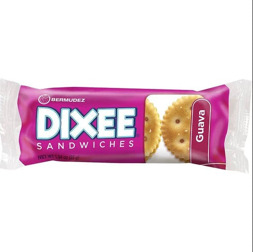 Bermudez Dixee Cheese 43g 6-Pack (Peanut Butter, Cheese, Guava)