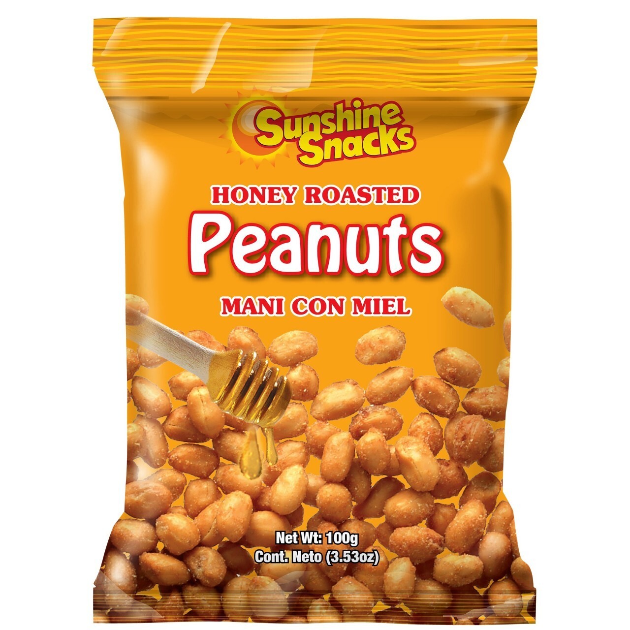 Sunshine Peanuts Honey Roasted 100g 3-Pack