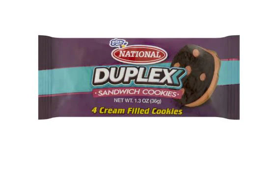 National Duplex Biscuit 6-Pack 36g (Peanut and Chocolate Flavor)