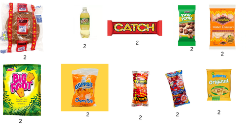 Authentic Jamaican Assorted Snack Gift Box (20 Items) - 2 Bun, 2 Catch, 2 Ping Pong