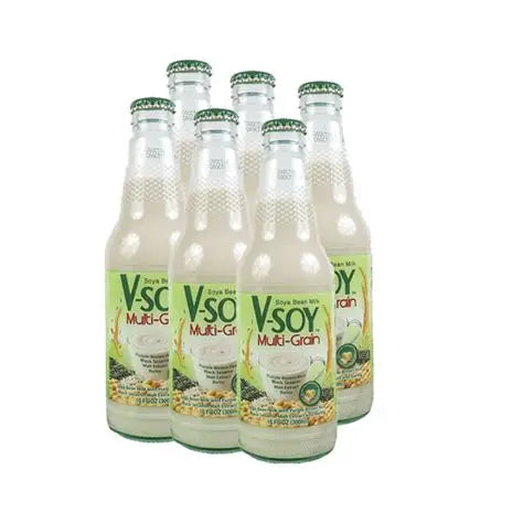 V-soy Soy Bean Multigrain Drink (6-Pack) Cocoa, Original Flavor