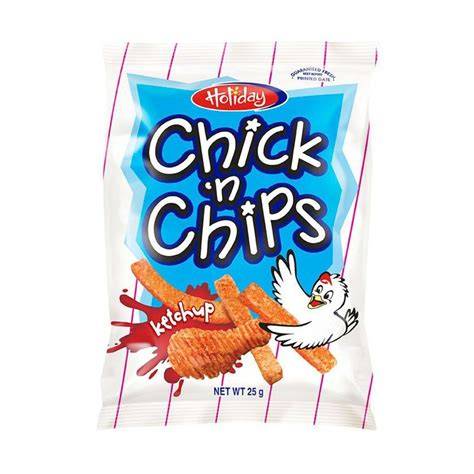 Holiday Snack (Pack of 12) Chick n Chips, 25g