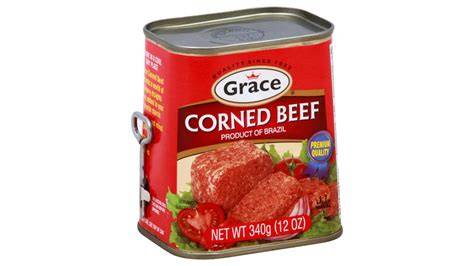 Grace Corn Beef Jamaican Authentic Flavor 12oz 3-Pack