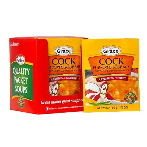 Grace Cock Soup - Less Sodium, No Added MSG 1 Case (12-Pack)