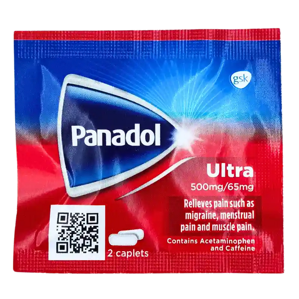 Panadol Ultra Pain & Flu Relief 16 Tablets - Fast-Acting Formula