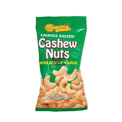Sunshine Holiday Cashews 45g 6-Pack