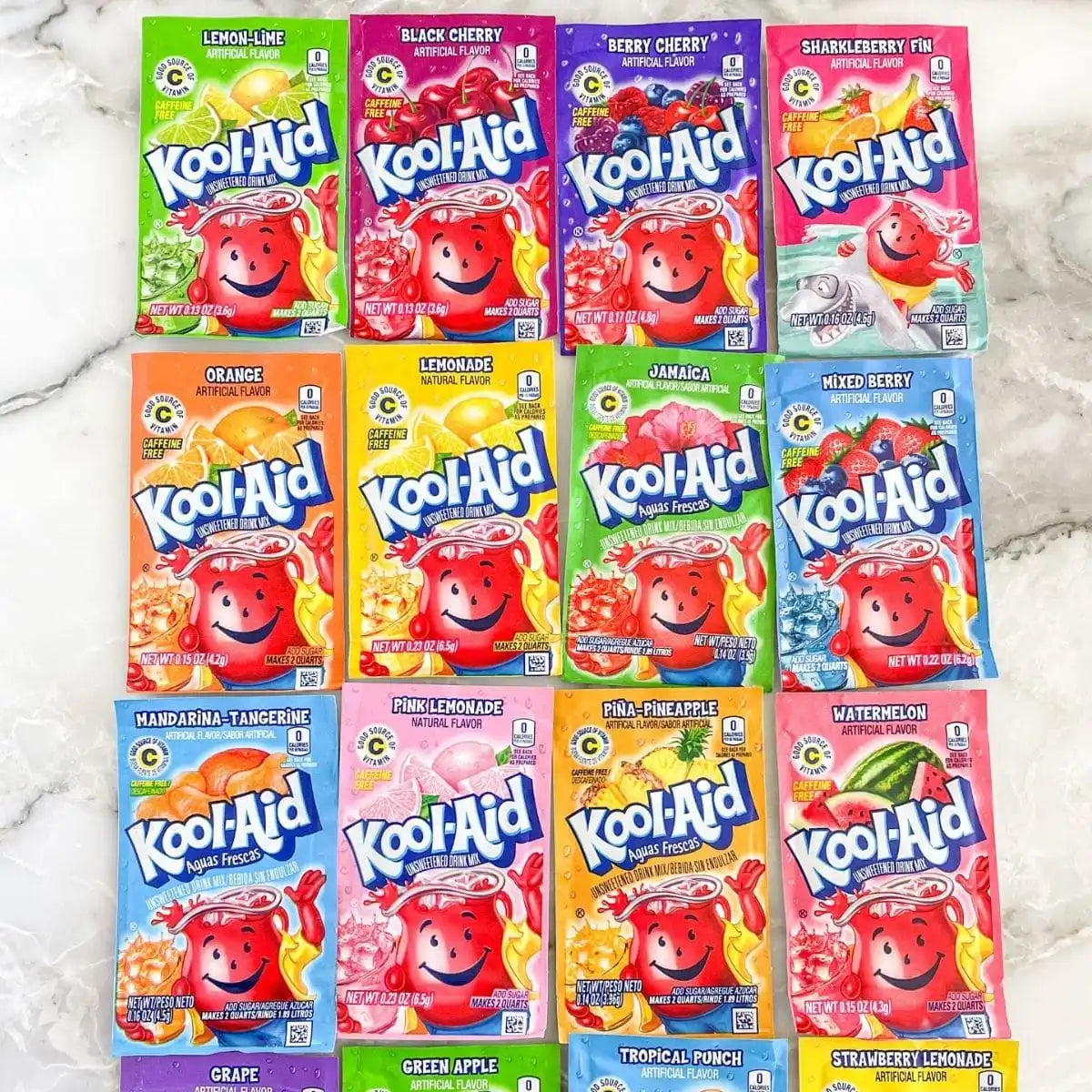 10 Packs of Kool Aid (Send a Message if You Want Other Flavors)