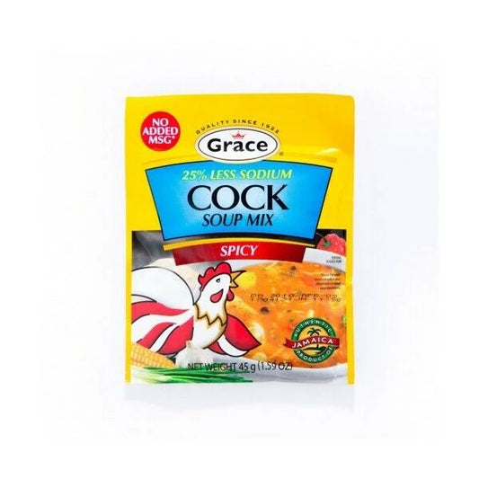 Grace Cock Soup - Less Sodium, No Added MSG 1 Case (12-Pack)