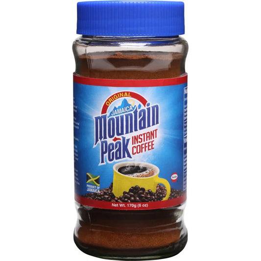Jamaican Blue Mountain Peak Instant Coffee LOW CAFFIENE 6OZ