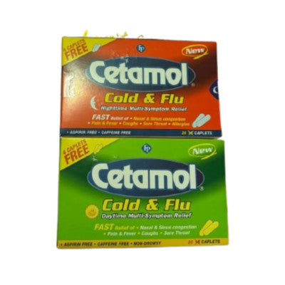 CETAMOL COLD&FLU DAY OR NIGHTTIME 20s