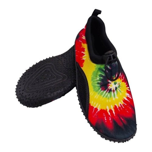 Water Shoes Jamaica Rasta Color Tie Dye Women